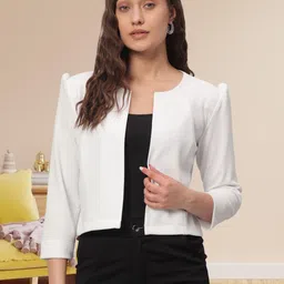 unicus apparel Women Solid Single Breasted Casual Blazer-picture-28