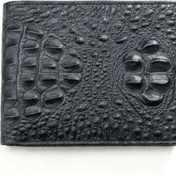 bounty craze Men & Women Trendy, Casual Black Genuine Leather Wallet image 1