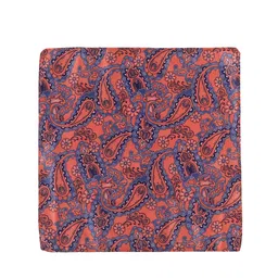 Alvaro Castagnino Men Orange & Blue Paisley Printed Accessory Gift Set image 3