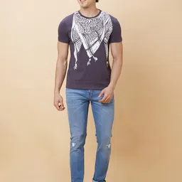 Being Human Graphic Printed Round Neck Short Sleeves T-shirt image 5
