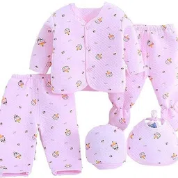 New Born Baby Winter Wear Keep warm Baby Clothes 5Pcs-image-12