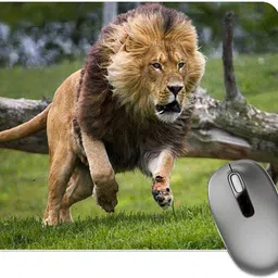 dk printing Dahadta Huaa Sher(Roar a Lion) Printed Mouse Pad Non Slip Base Mousepad-image-46