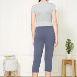 van heusen Smart Tech+ And Easy Stain Release Women Silver Capri image 2