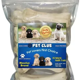 Dog 4 Inch Pack of 7 Pet Food Calcium Treat Bone & Twisted Healthy Dog Chew Chicken Dog Chew-image-8