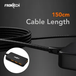 Frontech 4-in-1 USB 2.0 Hub - 4 Port, 480Mbps Super Fast Transmission, 1.5m Cable (NC-0062) USB Hub image 4