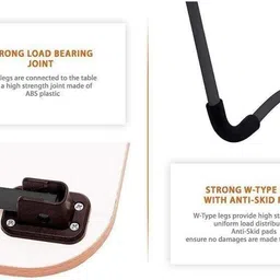 mayko & bayko Foldable multipurpose Table Wood Portable Laptop Table image 5