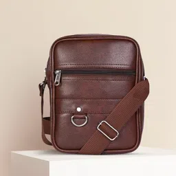 rutendo Brown Men & Women Sling Bag Sling bag crossbody bag sider sling bag men women's sling bag ( Brown )-picture-14