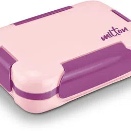 milton More Meal Insulated Inner Stainless Steel Large Tiffin Box 2 Containers Lunch Box image 1