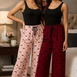 riglozi Pack of 2 Women Pyjama-picture-18