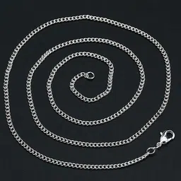 Peora Men Silver-Plated Chain image 5