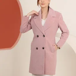 plagg Wool Solid Coat For Women-picture-21