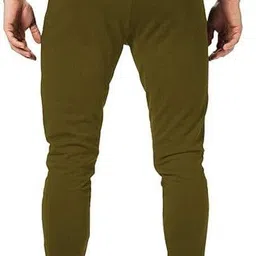 mattila Men Solid Green Track Pants image 2