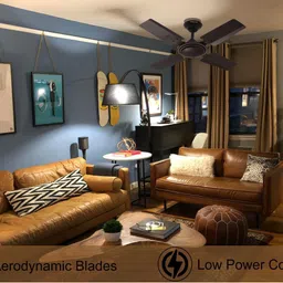 gestor GTR212 Ultra High Speed 24 Inch 600 4 Blade Ceiling Fan image 4