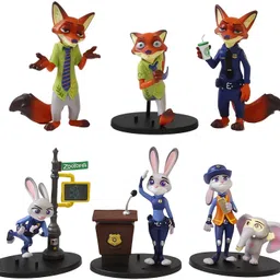 rvm toys Zootopia Action Figure Set Nick Wilde Judy Hopps Collectible Toy Figures Playset-picture-35