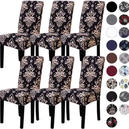quirkyhub Polycotton Floral 6 Seater Chair Cover-picture-25