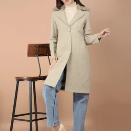 crimsoune club Polyester Solid Coat For Women image 5