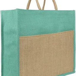 double r bags Jhola Bag for Grocery, Milk, Fruits with Zipper & Reinforced Handles Grocery Bag image 2