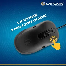 LAPCARE L-60 Plus (IND) Wired Ambidextrous Optical Mouse image 4