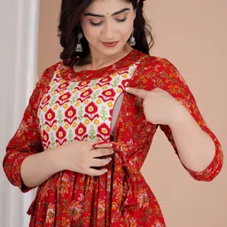 fashion4word Women Printed Pure Cotton Anarkali Kurta-picture-15