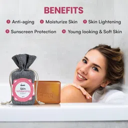 vcare Skin Whitening Soap with 12 Active Ingredients For Men and Women(Pack of 5) image 3