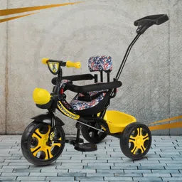 Tricycle for kids with Safety Harness Kids N-1 Yellow Tricycle for Kids Tricycle-image-71