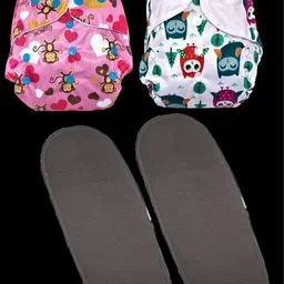 ocean count Printed Washable Baby Diaper Premium Cloth Diaper Reusable, Adjustable Size, Waterproof, Pocket Cloth Diaper Nappie-picture-14