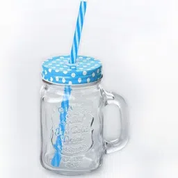 veeram Classic Mason Drinking Jar 450ml Pack of 1-picture-12
