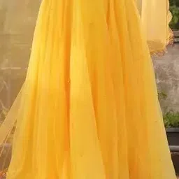 omstar fashoin Self Design Semi Stitched Lehenga Choli image 2