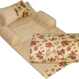 oscar home Baby Bed in a Bag With Pillow Convertible Flower Printed image 2