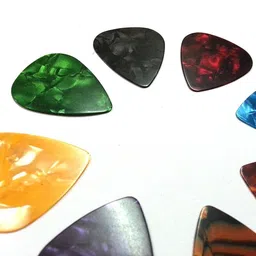 gracecharm 0.46 mm Guitar Picks, Pack of 5 (Multicolor) Guitar Pick image 4