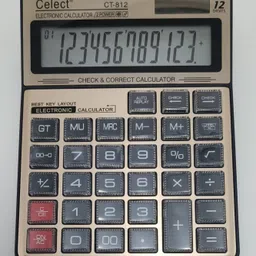 celect CT- 812 12 Digit Calculator with Large Display and Sturdy Design for Office BasicCalculator-picture-23