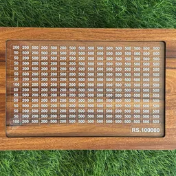 funlot Wooden Money Box Money Bank Money Saving Box with 100000 Savings-M1 Coin Bank-picture-45