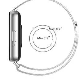 Connexa Magnetic Metal Strap for Fit 3 – Premium Adjustable Magnetic Loop Band Smart Watch Strap image 4