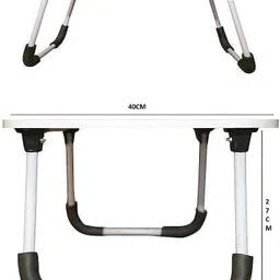 mayko & bayko Multipurpose Foldable with Cup Holder, Study , Bed , Portable Wood Portable Laptop Table image 4