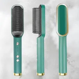 Viksenterprise 2-in-1 Hair Straightener Comb Brush for Men & Women Fast & 5 Adjustable Heating J_Hair Straightener Comb Hair Straightener Brush-picture-29