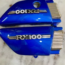 a.a.i Rx100 Battery Side Panel Set with Monogram Chrome Kit (Blue) Bike Fairing Kit-picture-25