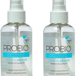 Probio Protect & Shine Keratin Revive Vitamin E Hair Serum For All Hair Pack of2-image-3