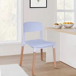 mintwud from pepperfry Maribella Cafe Chair In White Color image 1