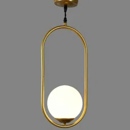 decorativeray Bastian Antique Gold Iron Hanging Light image 4