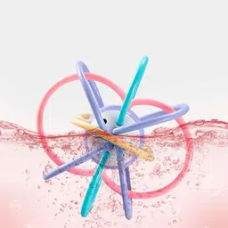 hinik Baby Teether Tube Ball Loopi Toy Sensory Teething Toys for Baby Teether image 5