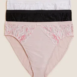 marks & spencer Pack of 3 Women Boy Short Multicolor Panty-picture-25