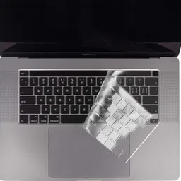 Saco Silicone Keyboard Skin Cover Compatible for - Transparent Apple MacBook Pro 13.3-inch Launch Year 2020 Keyboard Skin image 2