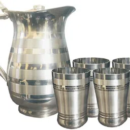kuber industries Jugapsara21 Jug Glass Set image 1