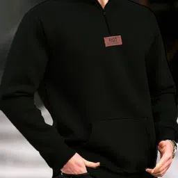 Men Full Sleeve Solid Sweatshirt-image-8