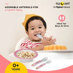 miss & chief by flipkart Baby Feeding Utensil Set with Bowl- Melamine image 2