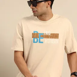 Being Human Brand Logo Printed Pure Cotton T-shirt-picture-14