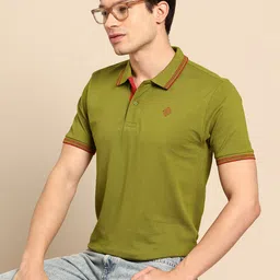 Being Human Pure Cotton Polo Collar T-shirt-picture-22