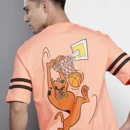 The Indian Garage Co Printed Oversized Pure Cotton T-shirt-picture-11