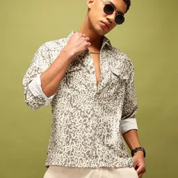 glitchez Animal Instinct Printed Loose Fit Shirt-picture-28