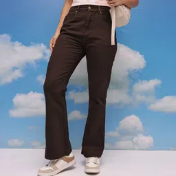 CORSICA Women Bootcut Mid-Rise Non-Stretchable Jeans-image-38